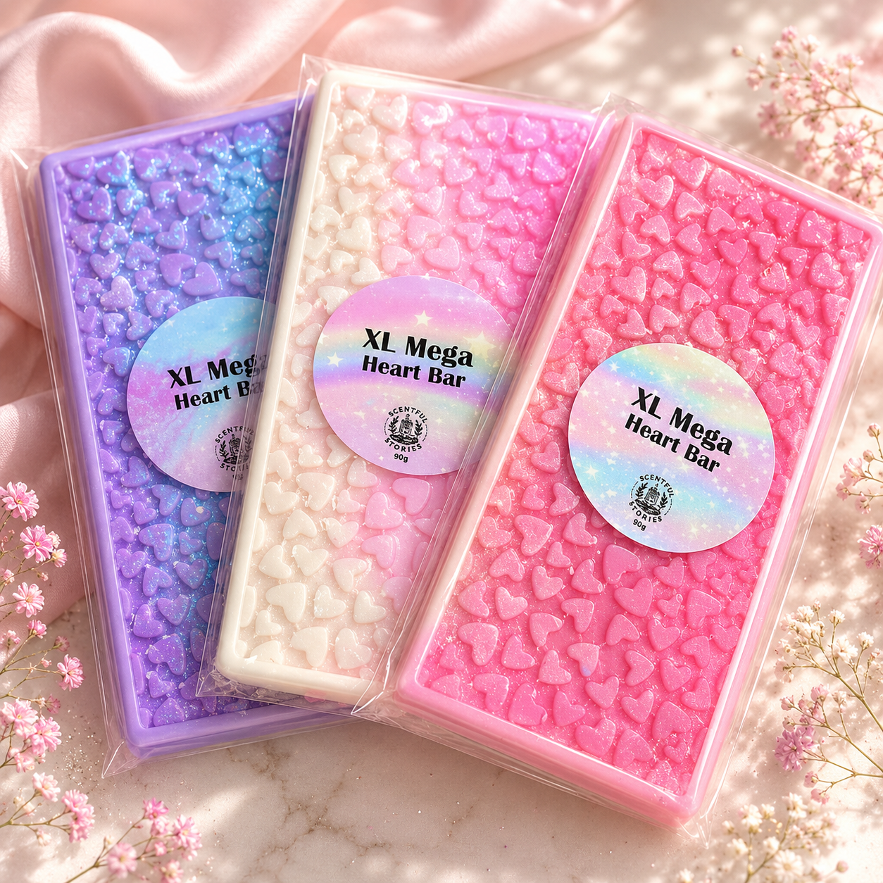 90g Mega Heart Bar Waxmelts