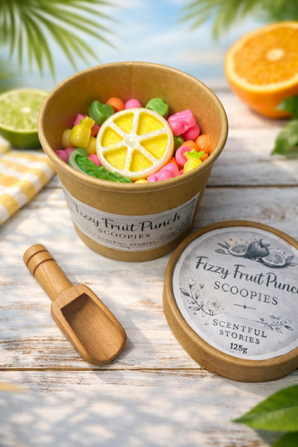 125g Fizzy Fruit Punch Scoopies